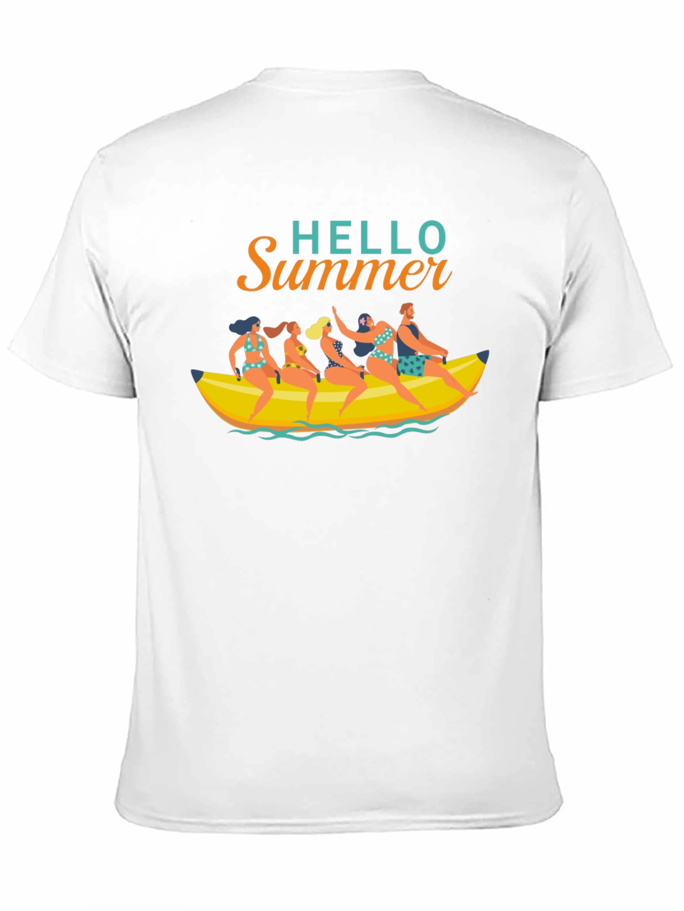 Hello Summer T-Shirt Banana Boat Fun