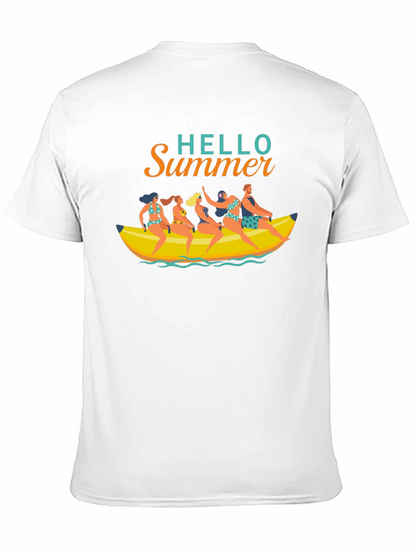 Hello Summer T-Shirt Banana Boat Fun