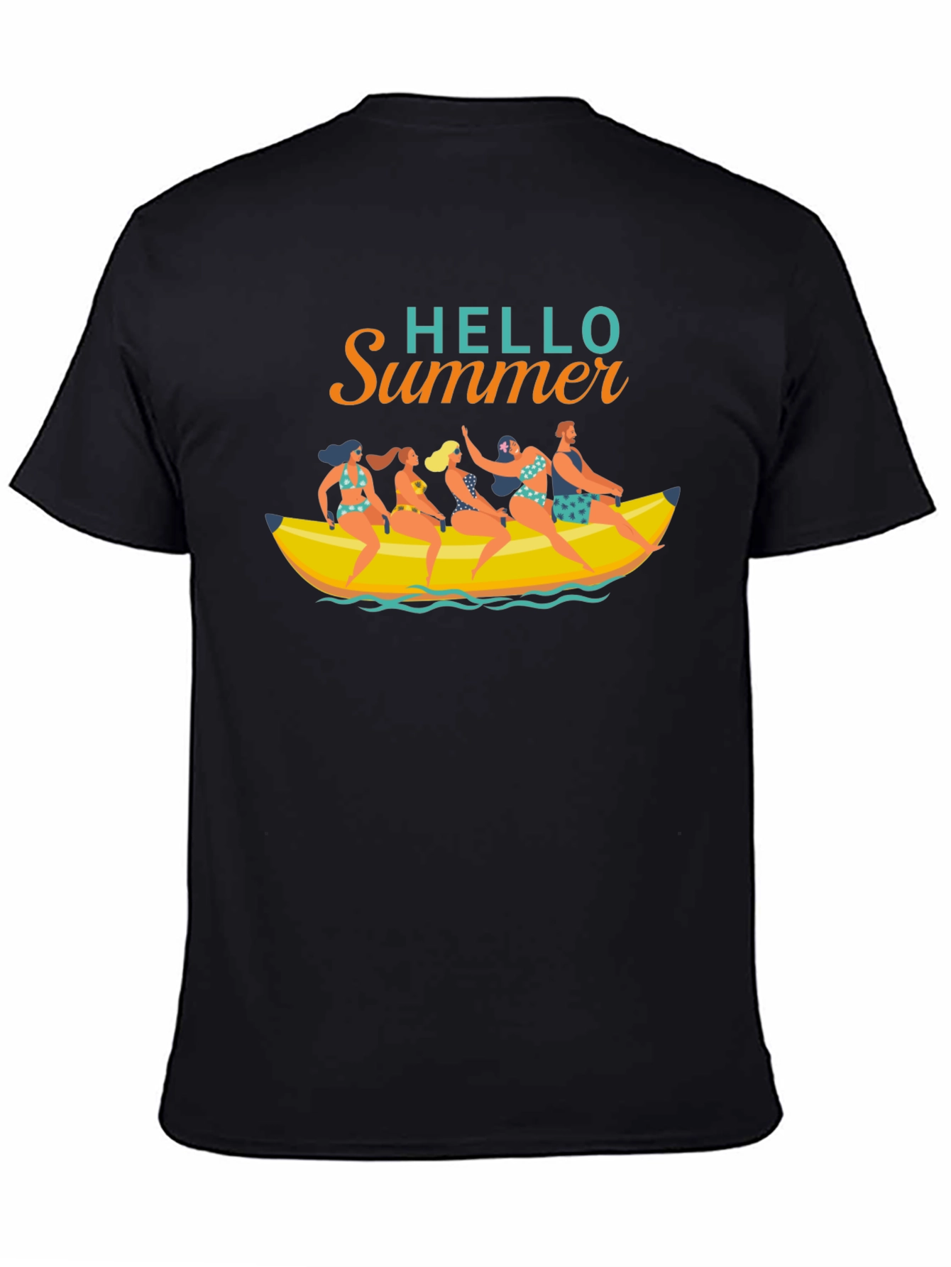 Hello Summer T-Shirt Banana Boat Fun