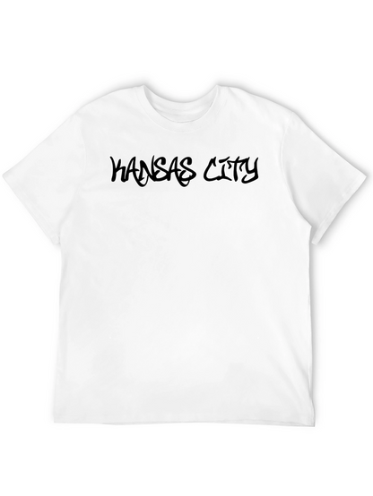 Kansas City Text T-Shirt - Casual Cotton Tee