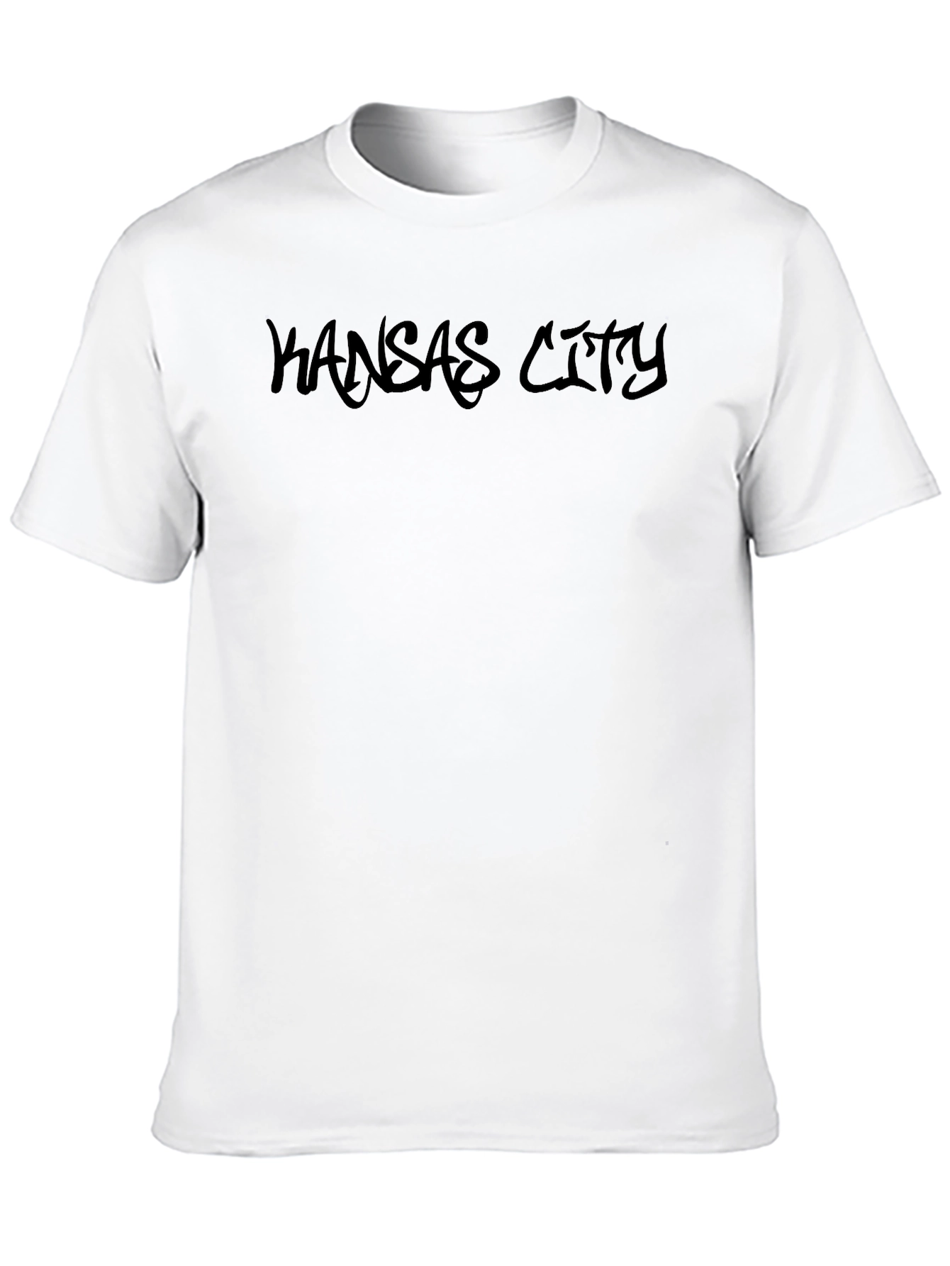Kansas City Text T-Shirt - Casual Cotton Tee