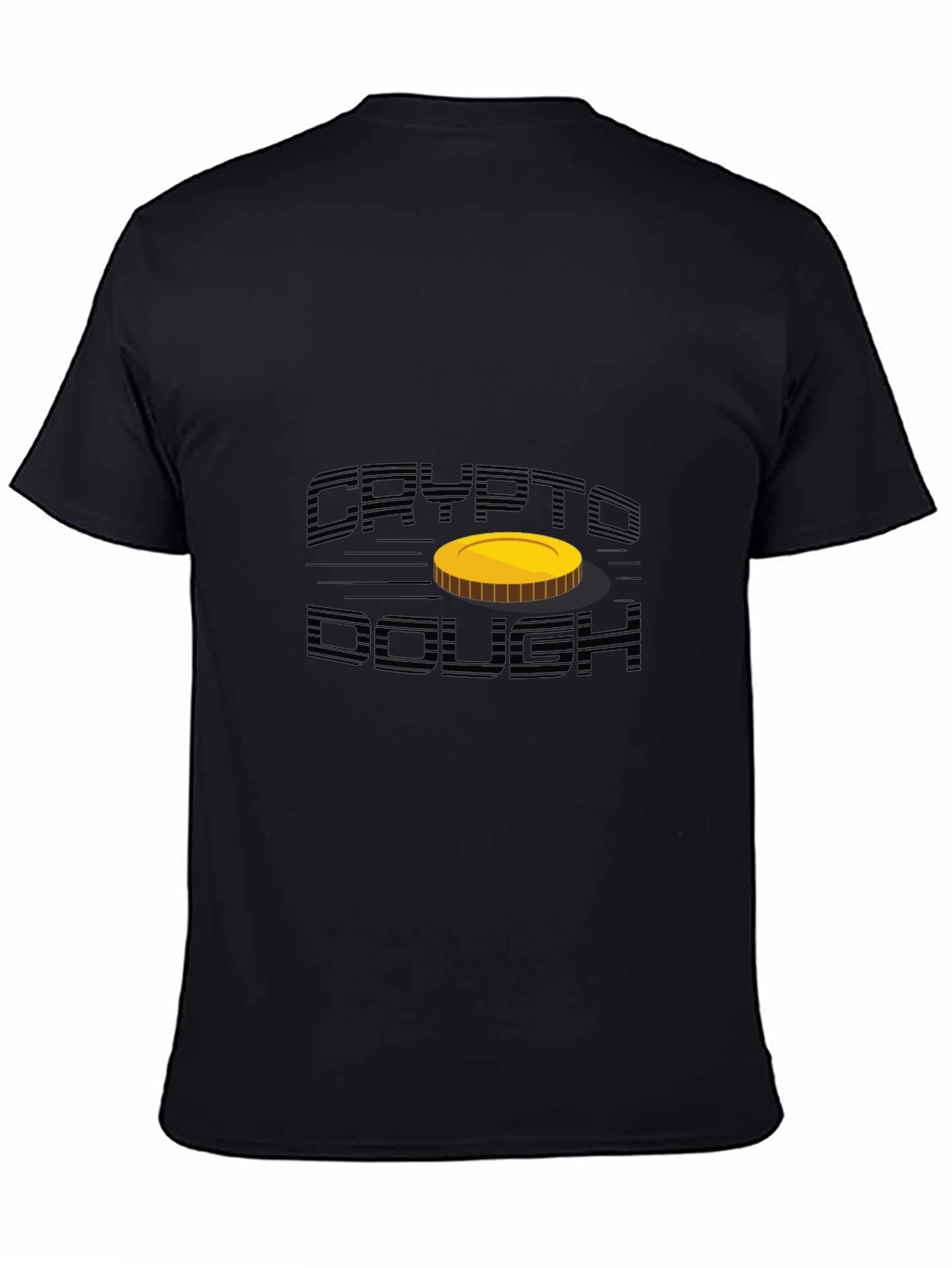 Crypto Dough T-Shirt - Black Crew Neck Tee