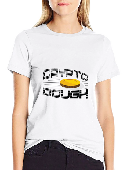 Crypto Dough T-Shirt - Black Crew Neck Tee