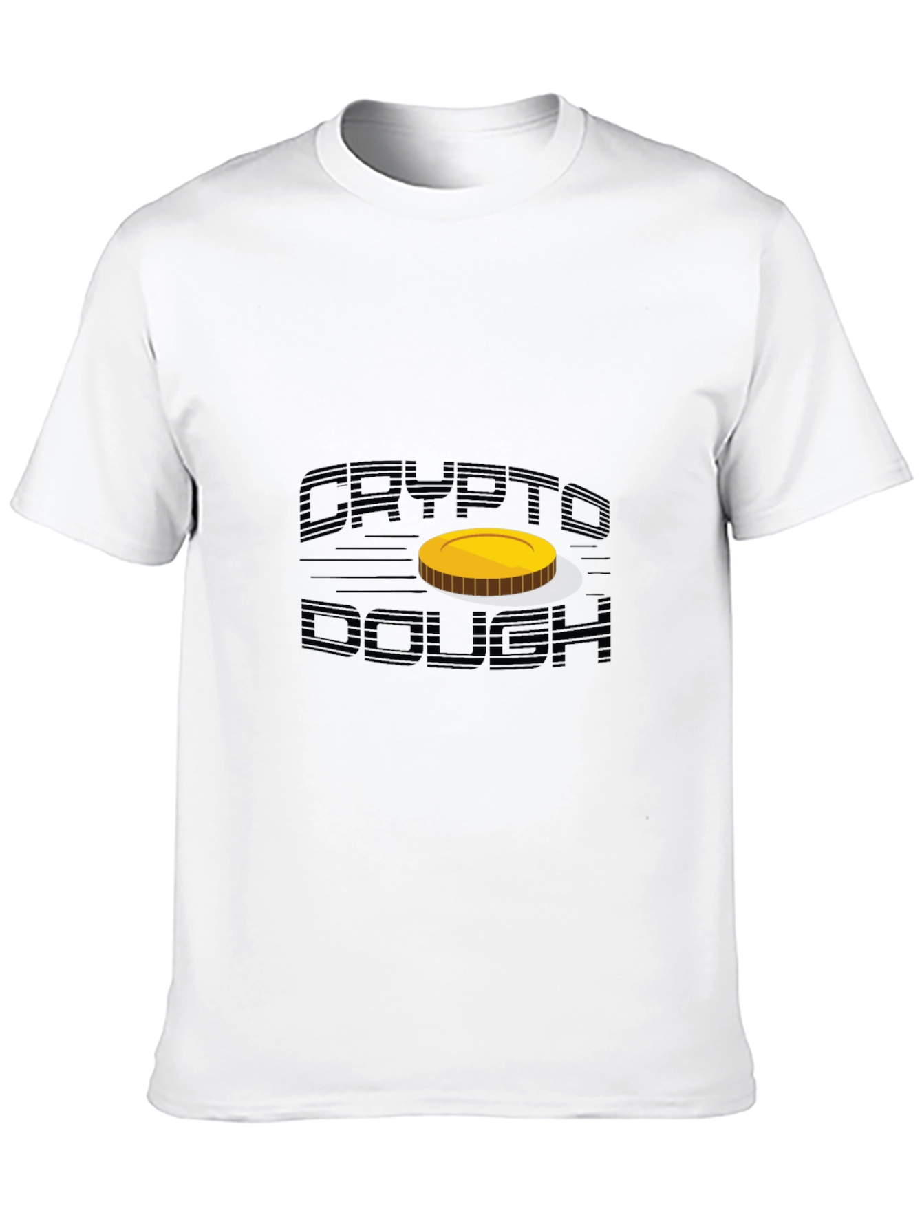 Crypto Dough T-Shirt - Black Crew Neck Tee