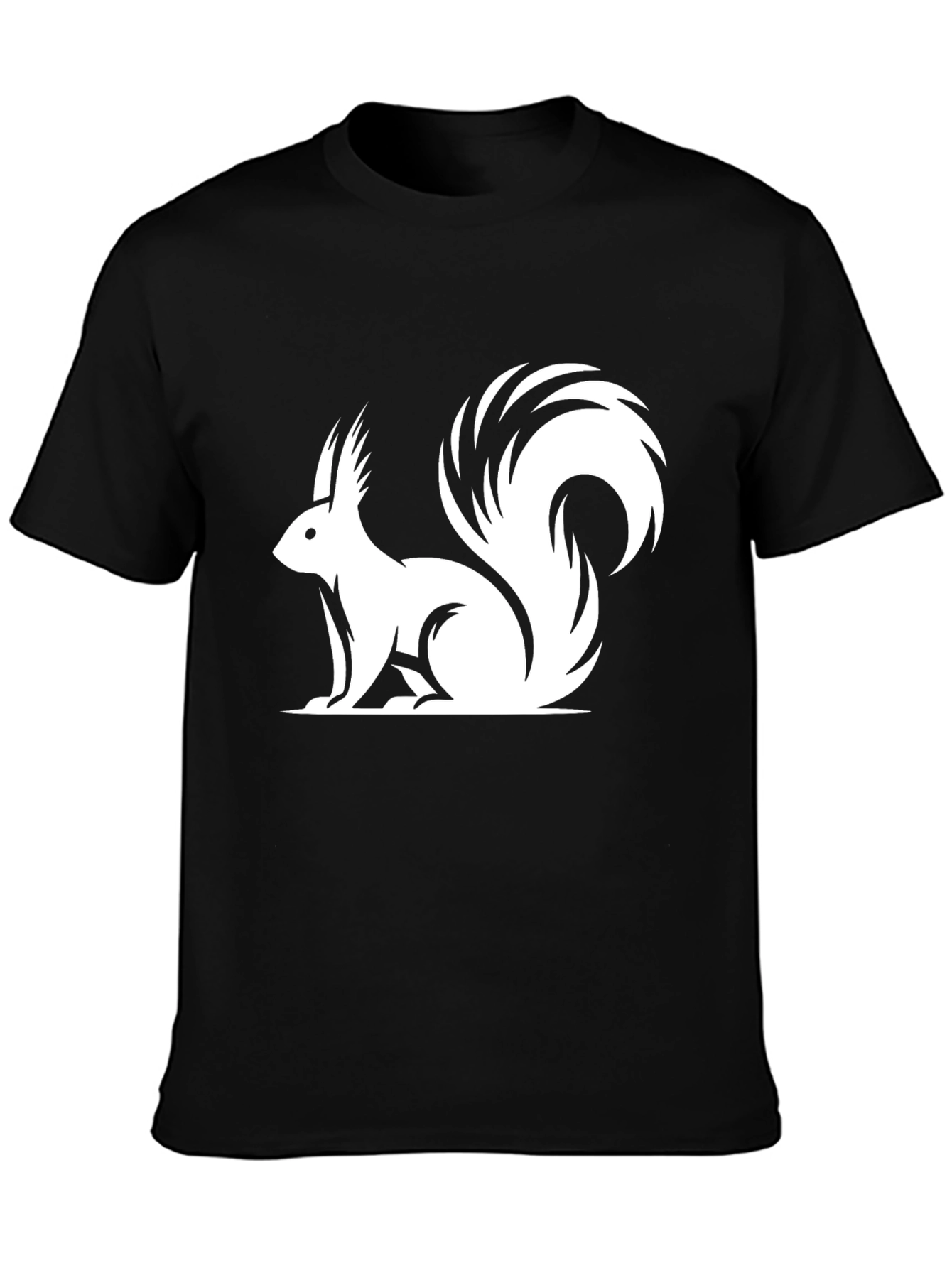 Squirrel Graphic T-Shirt - Classic Black Tee