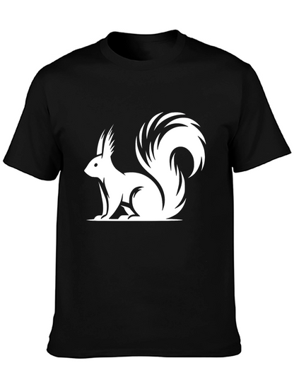 Squirrel Graphic T-Shirt - Classic Black Tee