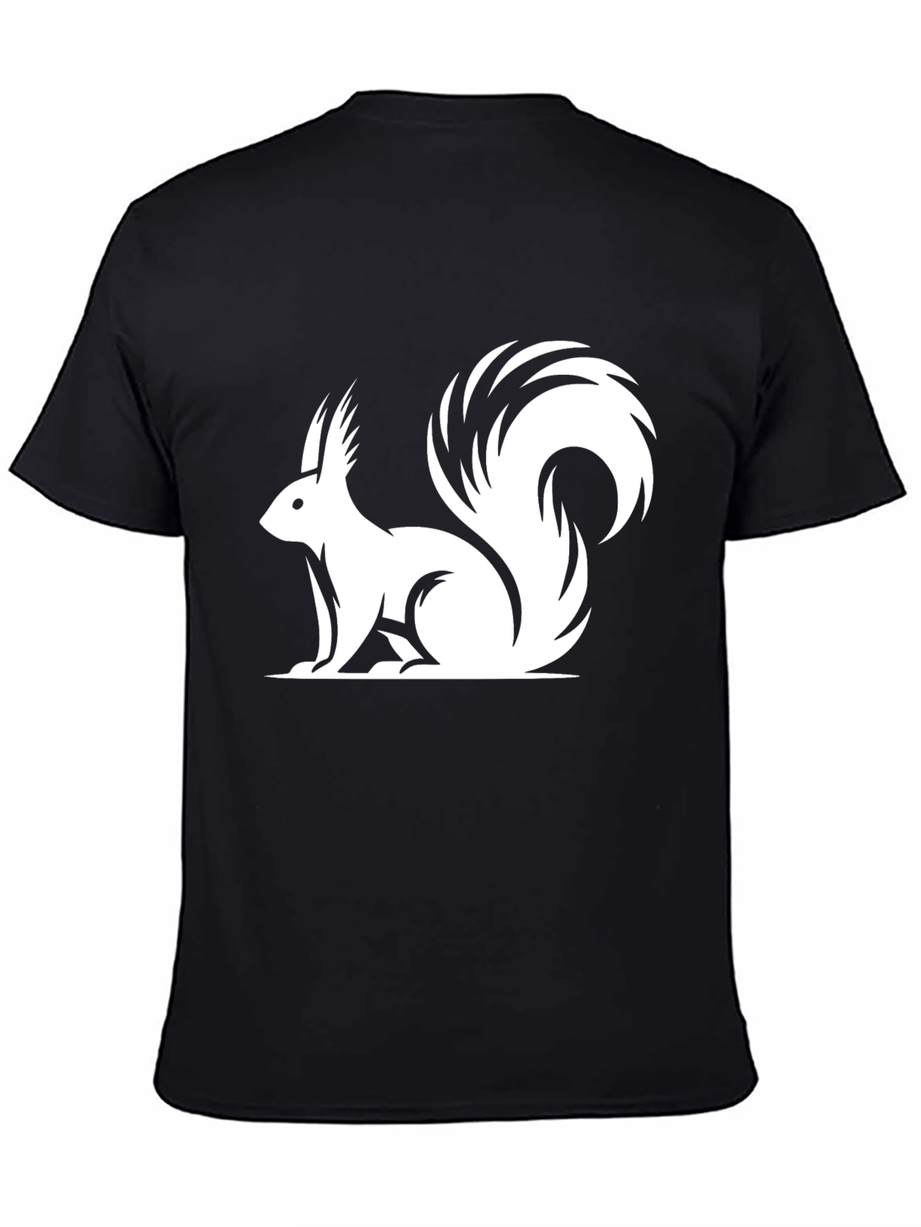 Squirrel Graphic T-Shirt - Classic Black Tee