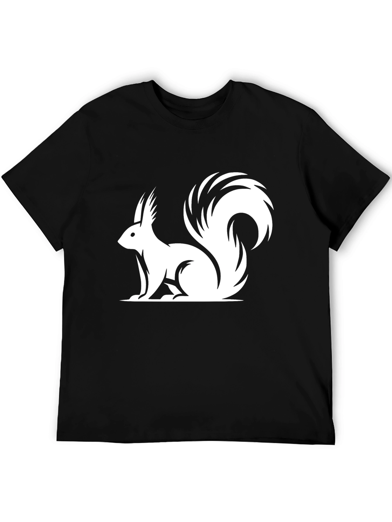 Squirrel Graphic T-Shirt - Classic Black Tee