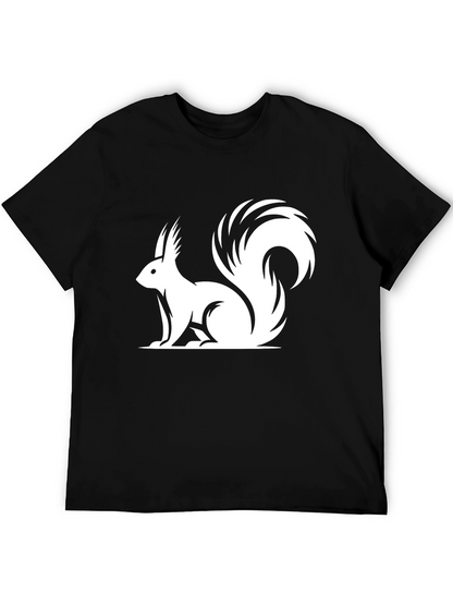 Squirrel Graphic T-Shirt - Classic Black Tee