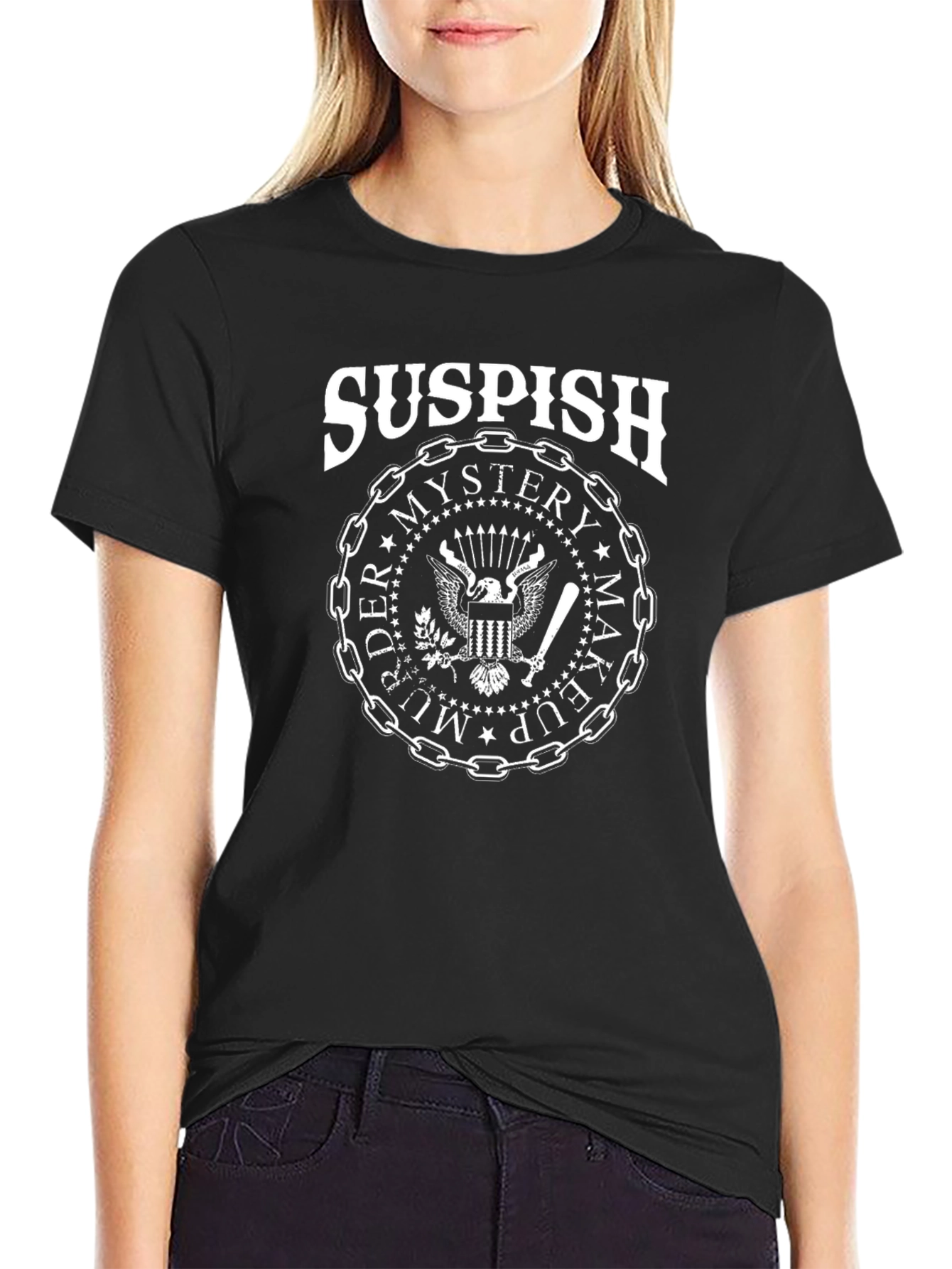 Suspish Graphic Tee - Mystery Murder Makeup