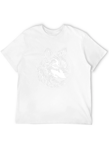 Black Wolf Graphic Tee - Cool Animal Design