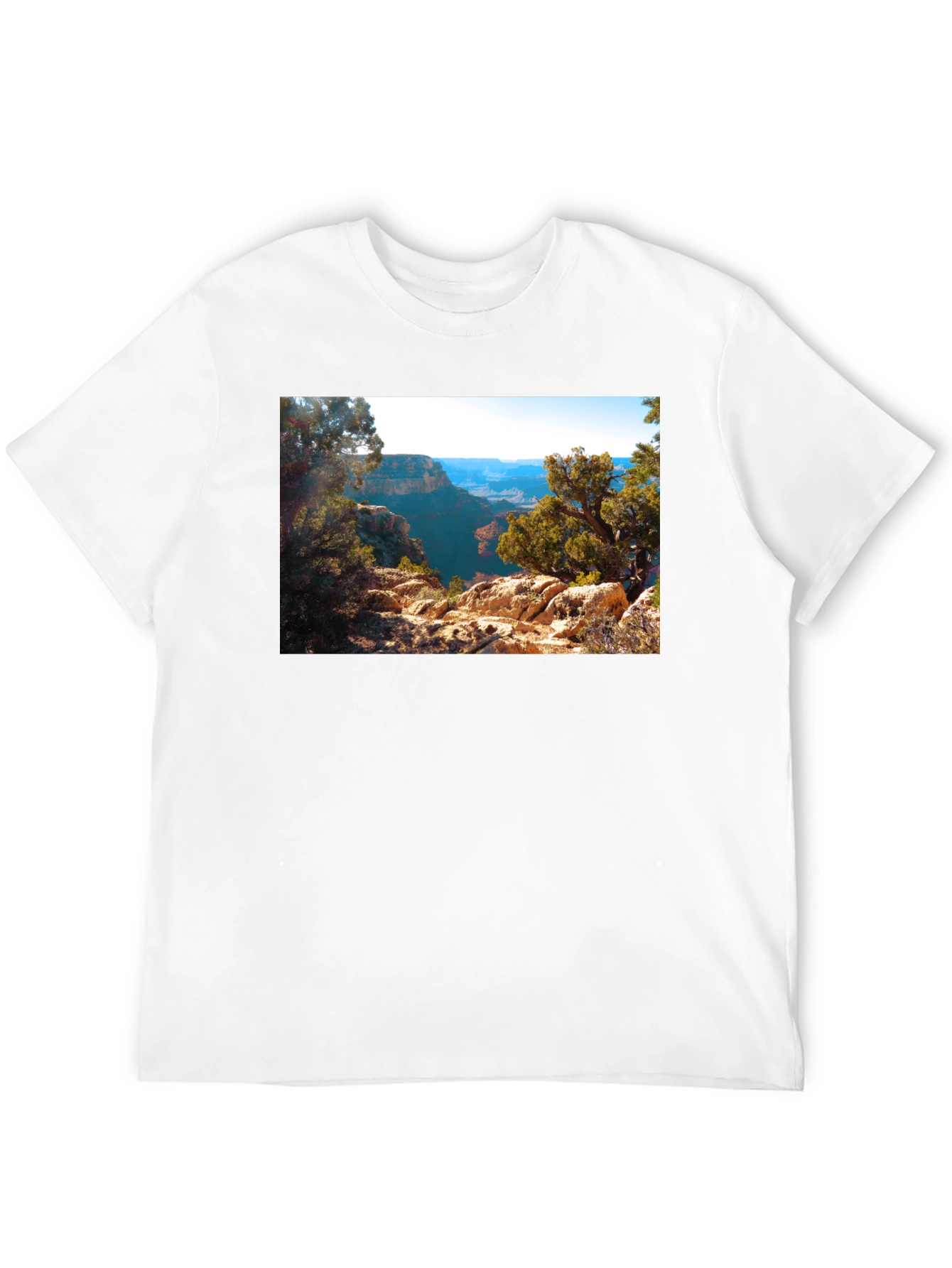 Grand Canyon Scenic View Black T-Shirt