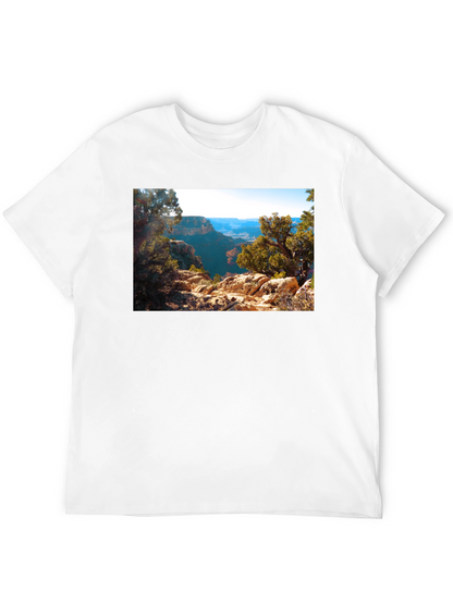 Grand Canyon Scenic View Black T-Shirt