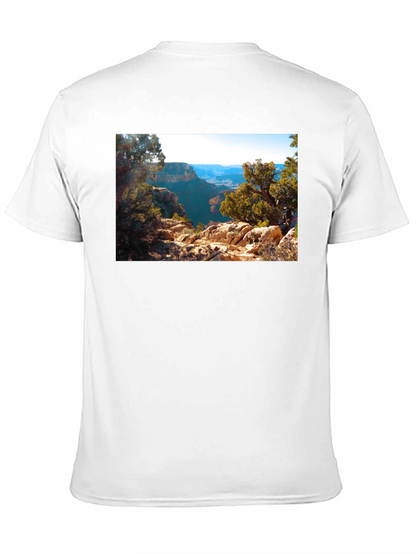 Grand Canyon Scenic View Black T-Shirt