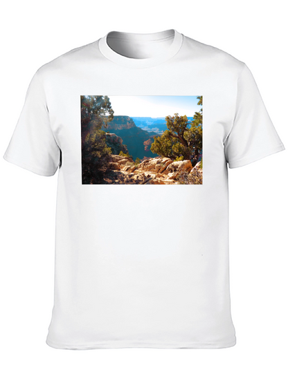 Grand Canyon Scenic View Black T-Shirt