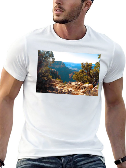 Grand Canyon Scenic View Black T-Shirt