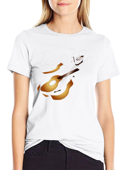 Guitar Graphic Tee - Black Music Lover T-Shirt