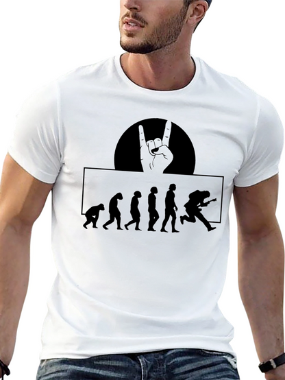 Rock Evolution T-Shirt - Musician Gift
