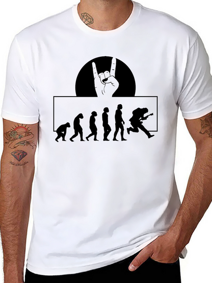 Rock Evolution T-Shirt - Musician Gift