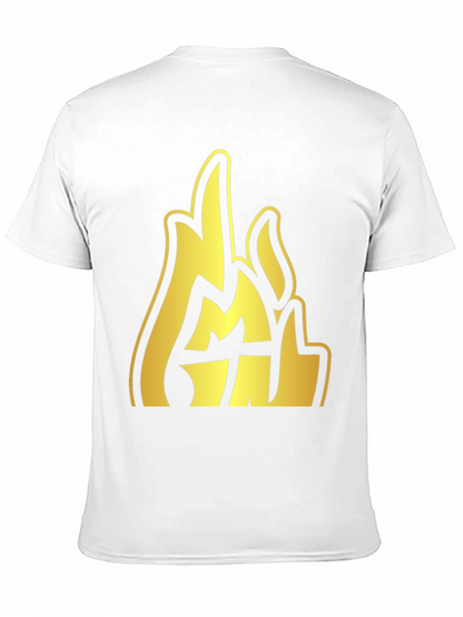 Gold Emblem Graphic Black T-Shirt