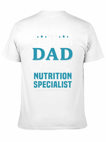 Proud Dad of Nutrition Specialist T-Shirt