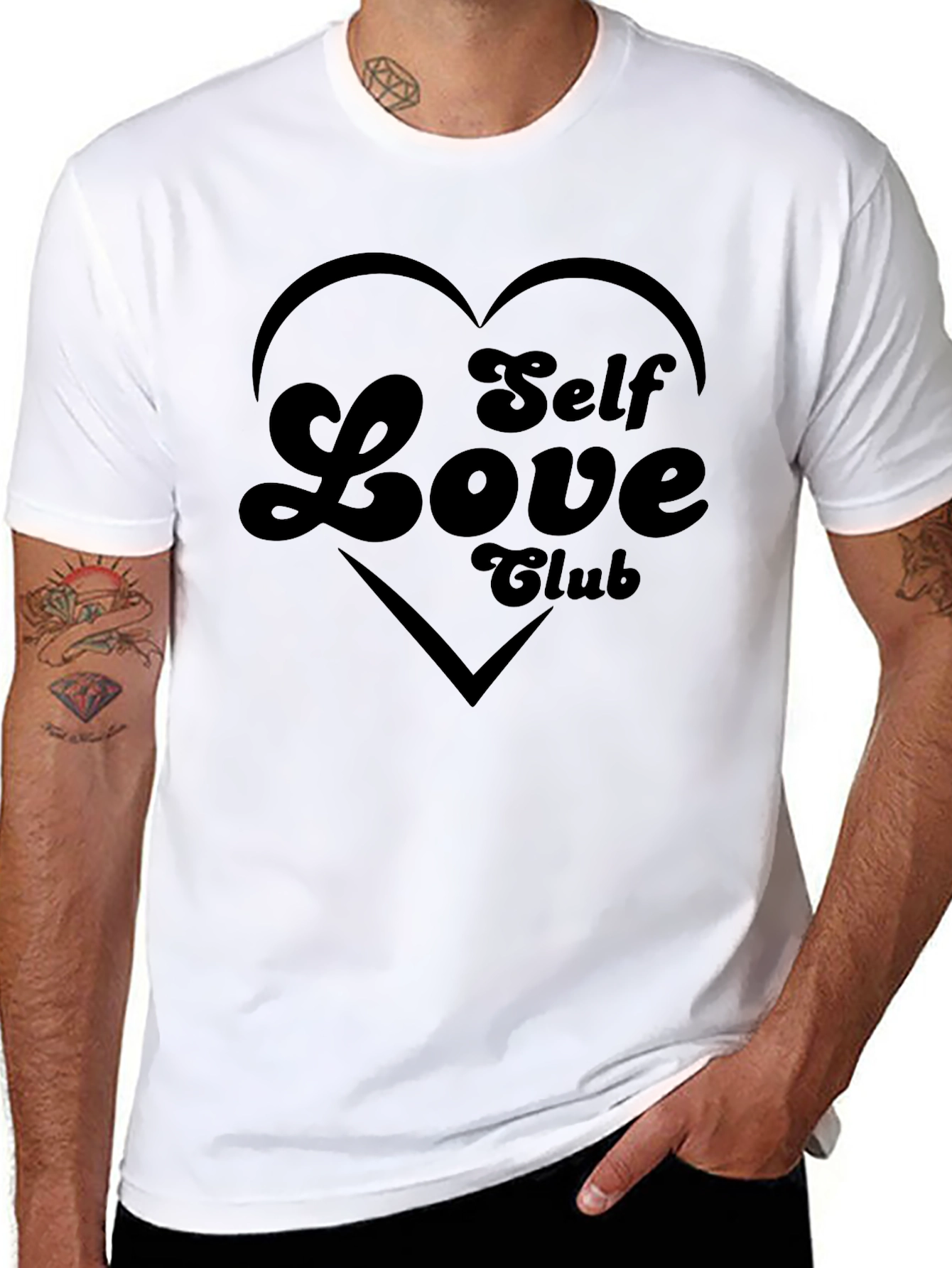 Self Love Club Black T-Shirt