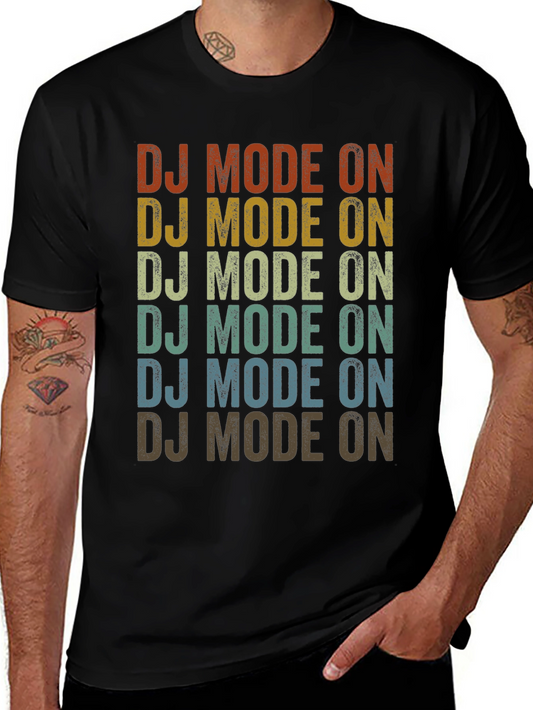 Retro DJ Mode On Graphic Tee
