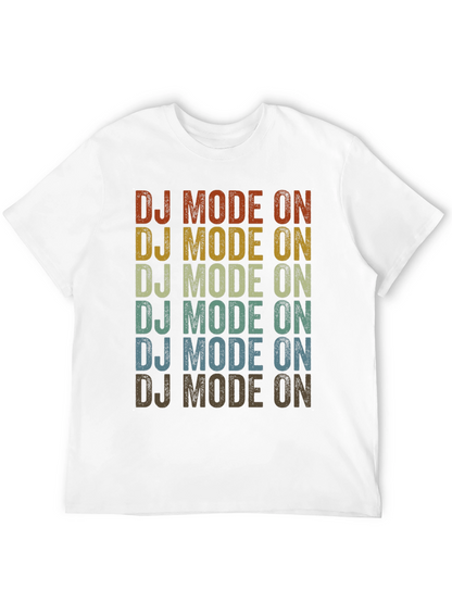 Retro DJ Mode On Graphic Tee