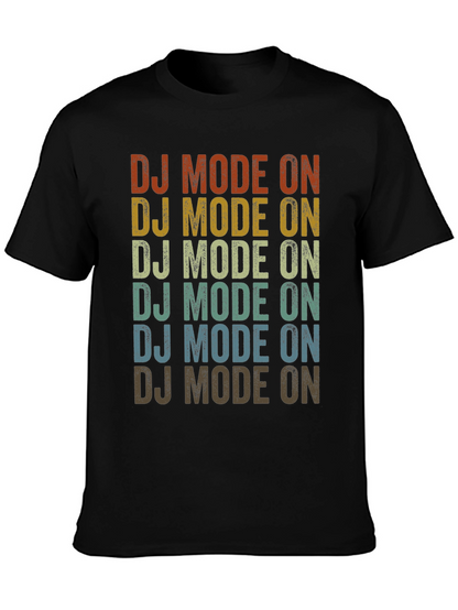 Retro DJ Mode On Graphic Tee