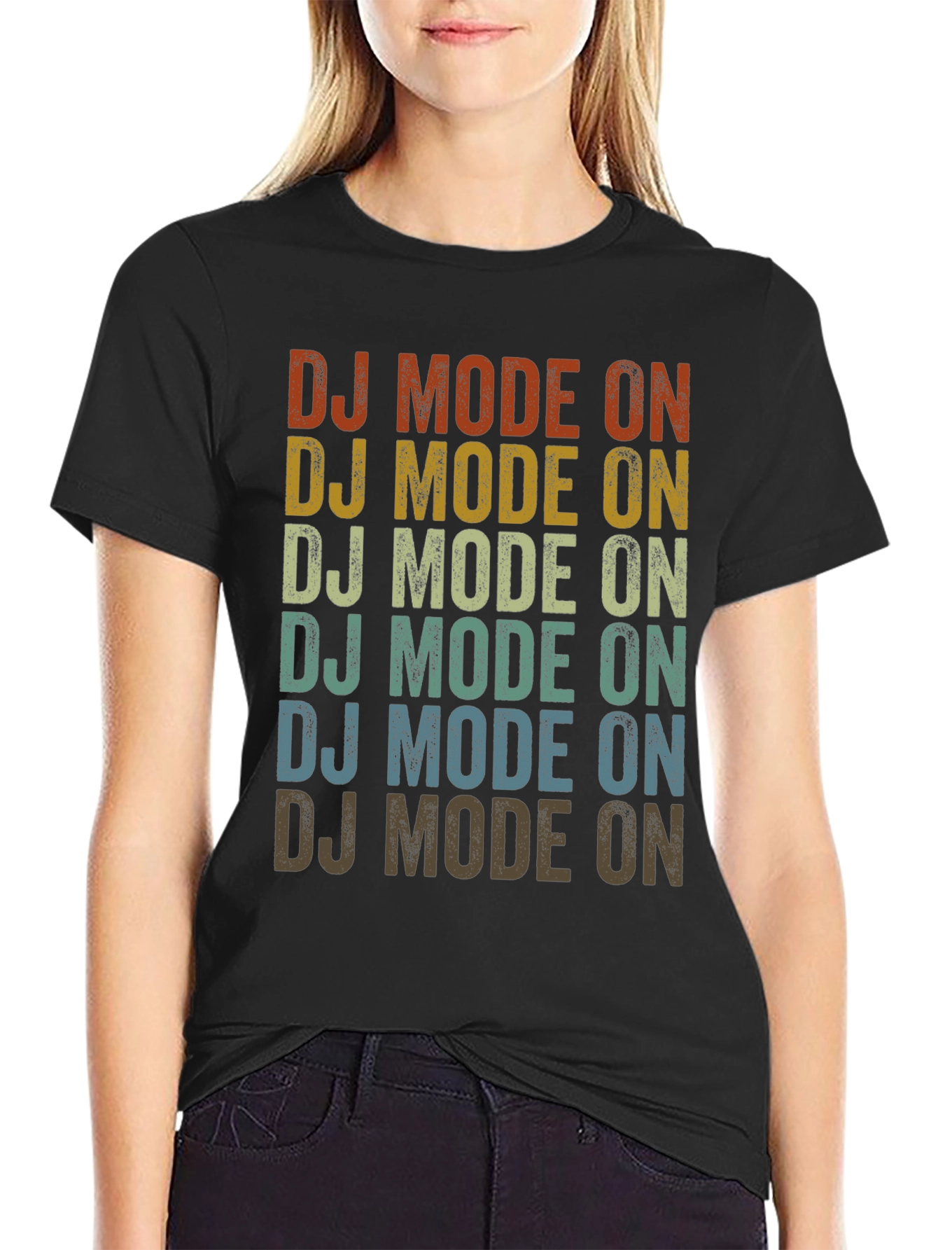 Retro DJ Mode On Graphic Tee