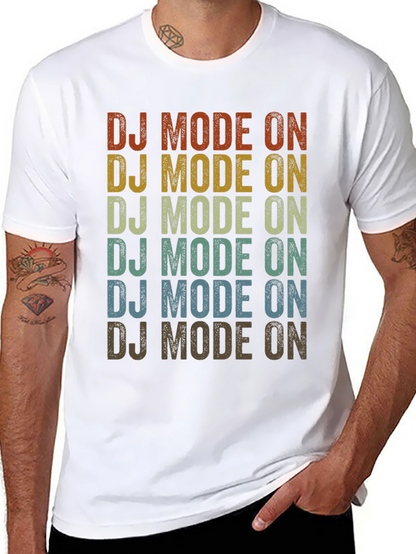 Retro DJ Mode On Graphic Tee