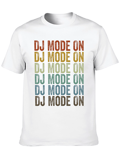 Retro DJ Mode On Graphic Tee