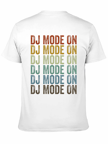 Retro DJ Mode On Graphic Tee