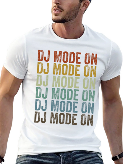 Retro DJ Mode On Graphic Tee