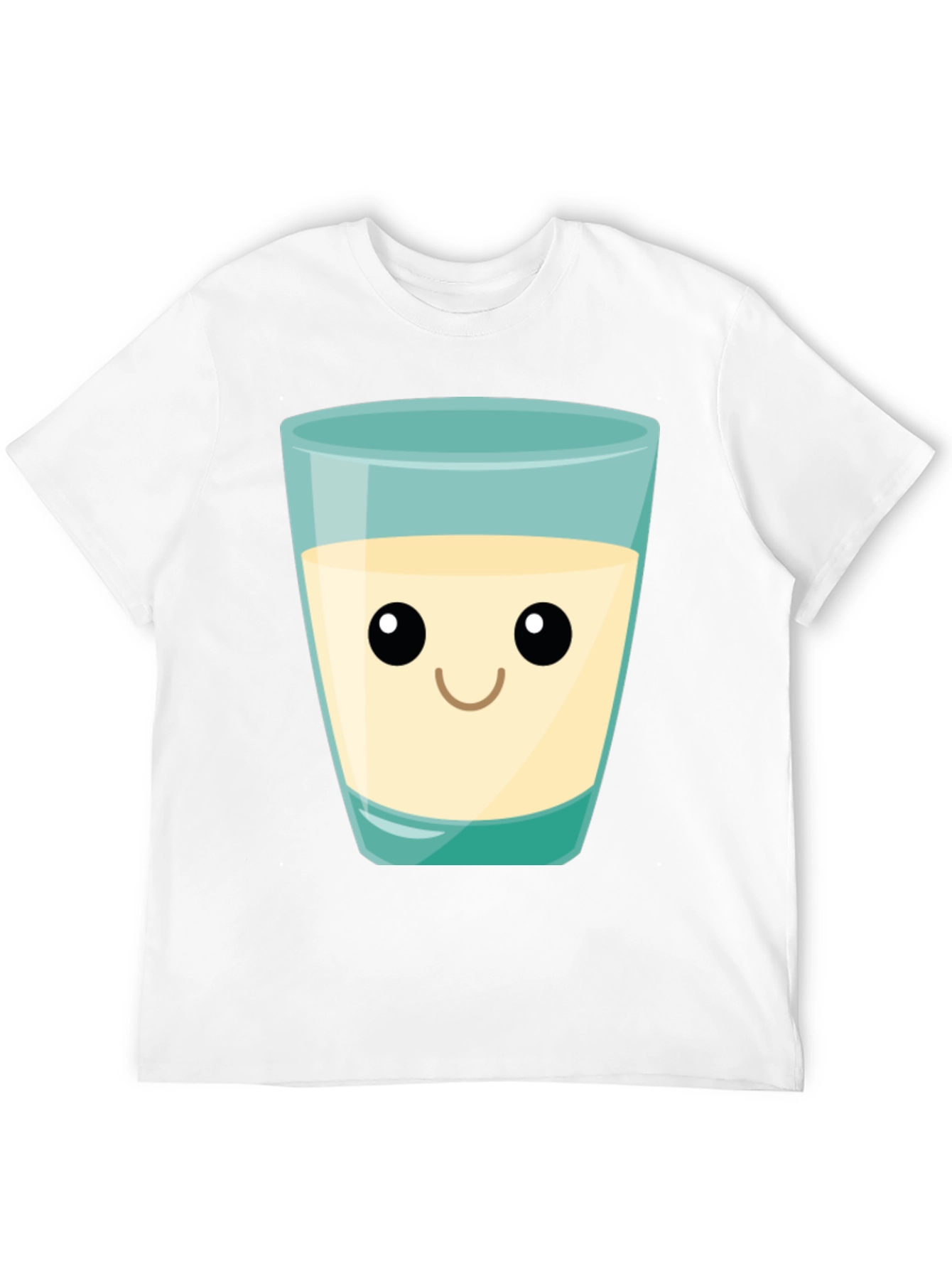 Cute Kawaii Milk Glass Graphic Tee