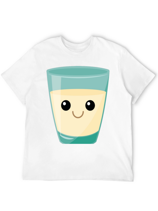 Cute Kawaii Milk Glass Graphic Tee