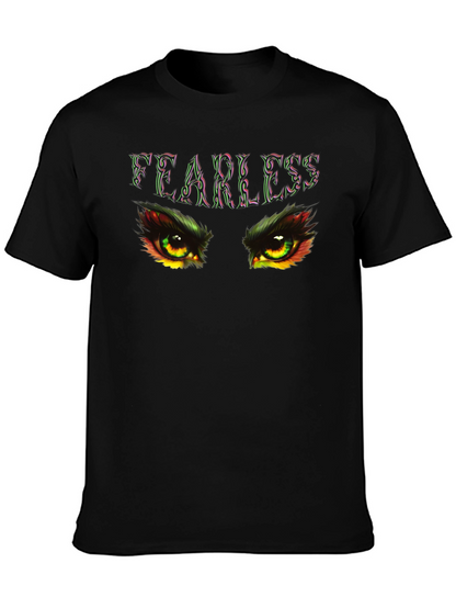 Fearless Eye Graphic Black T-Shirt