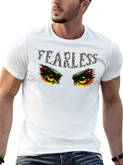Fearless Eye Graphic Black T-Shirt