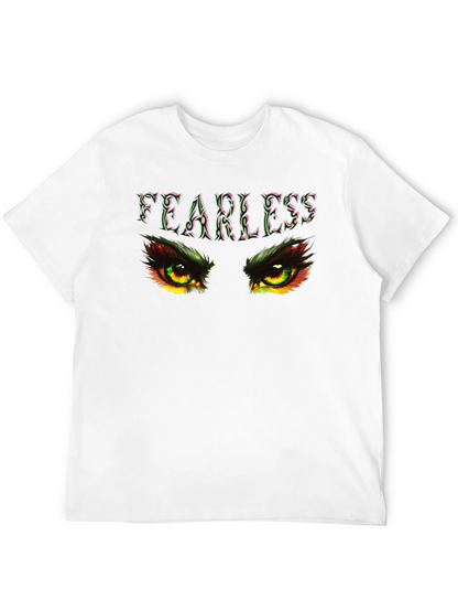 Fearless Eye Graphic Black T-Shirt