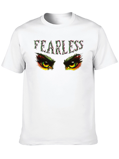 Fearless Eye Graphic Black T-Shirt