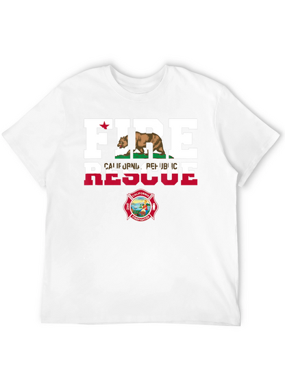 Fire Rescue California Firefighter T-Shirt