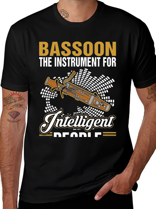 Bassoon Instrument T-Shirt - For Intelligent People!