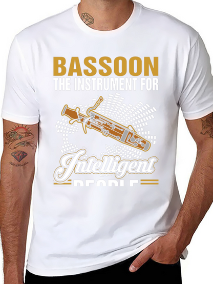 Bassoon Instrument T-Shirt - For Intelligent People!