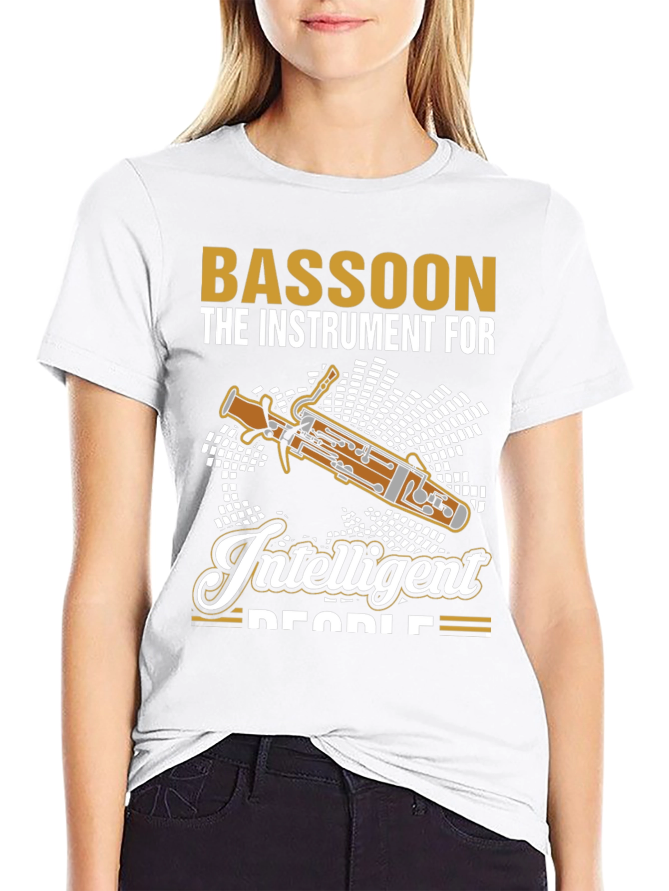 Bassoon Instrument T-Shirt - For Intelligent People!