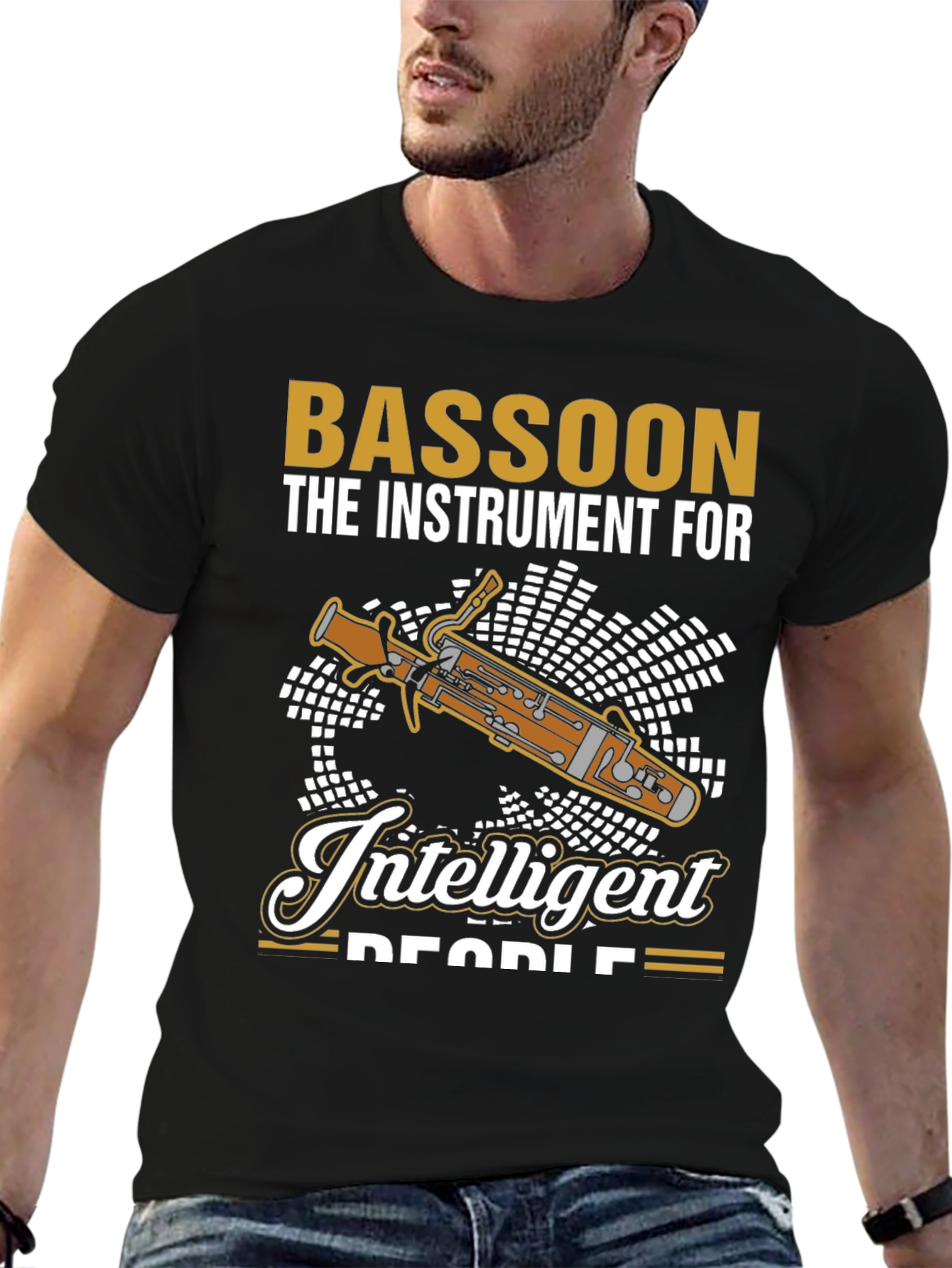 Bassoon Instrument T-Shirt - For Intelligent People!