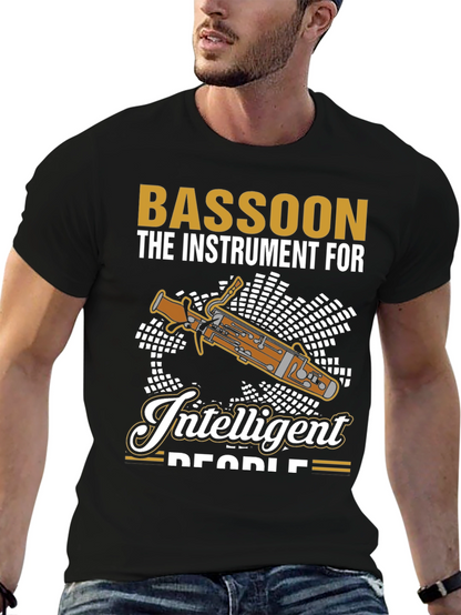 Bassoon Instrument T-Shirt - For Intelligent People!