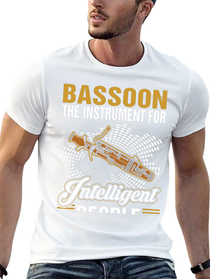 Bassoon Instrument T-Shirt - For Intelligent People!
