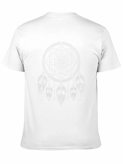 Dreamcatcher Graphic Tee - Black Cotton T-Shirt