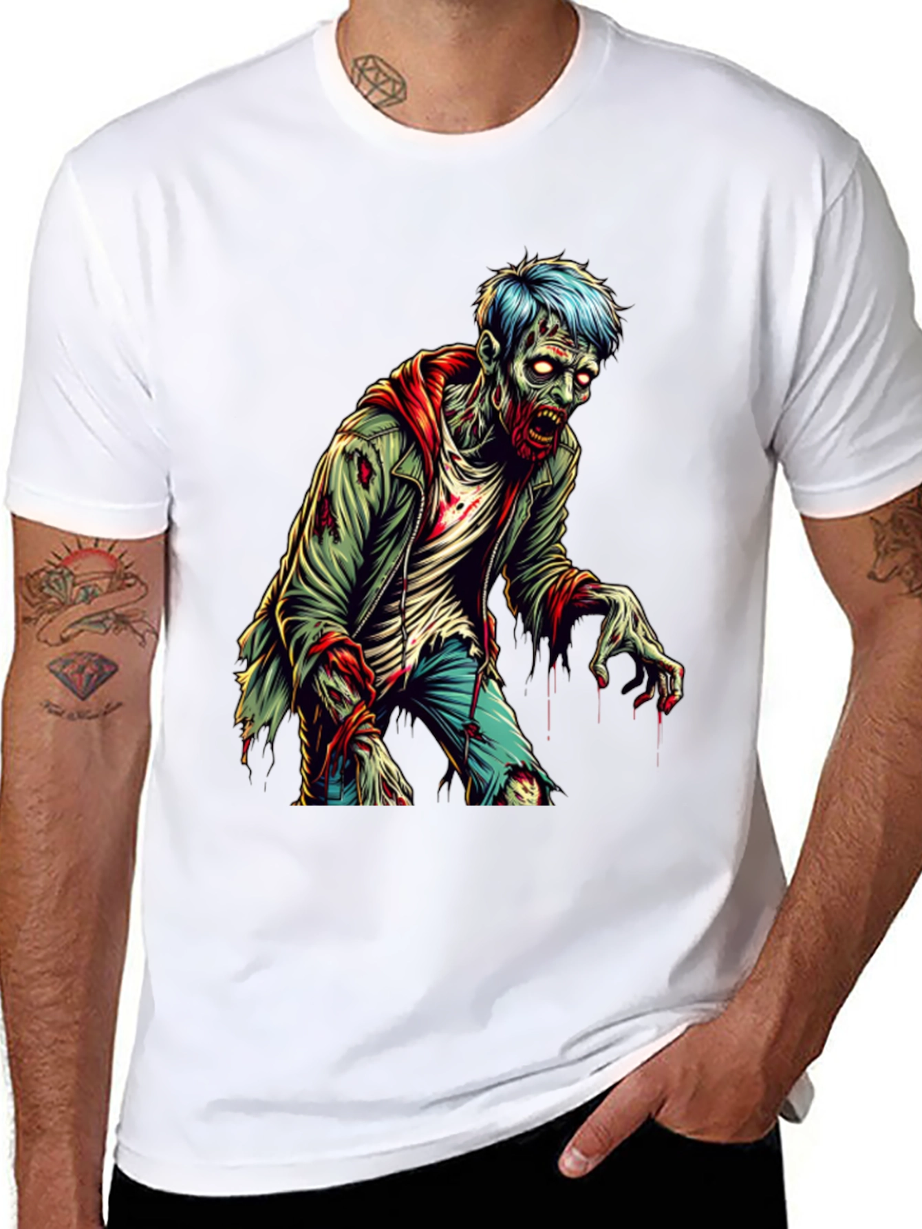 Zombie Graphic T-Shirt - Undead Style
