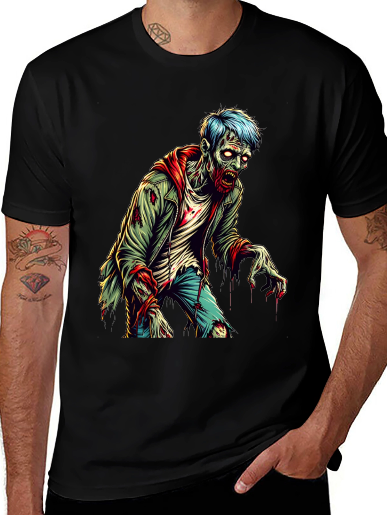 Zombie Graphic T-Shirt - Undead Style